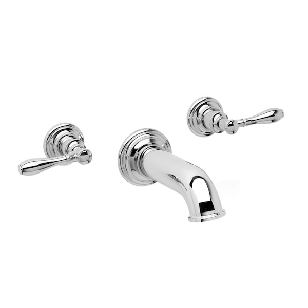 Newport Brass Tub Faucet, Flat Black, Wall 3-2555-56 - main